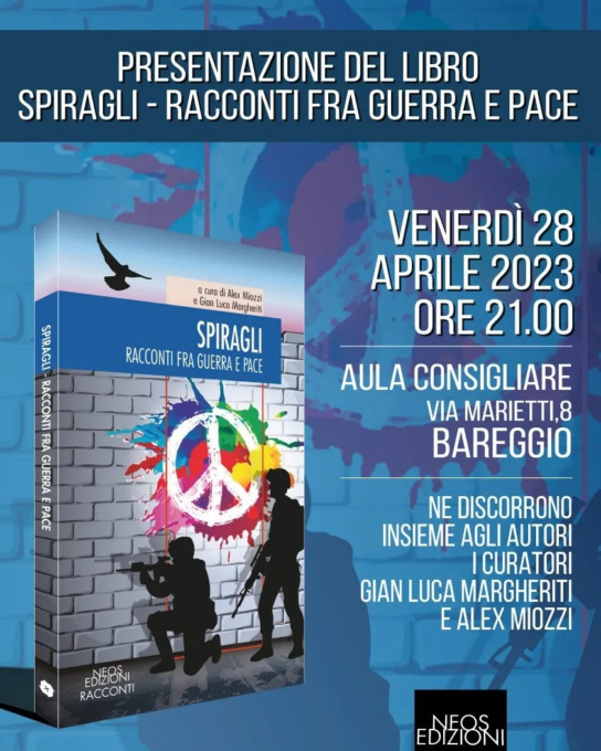 Racconti fra guerra e pace per raccogliere fondi per “Medici senza frontiere”