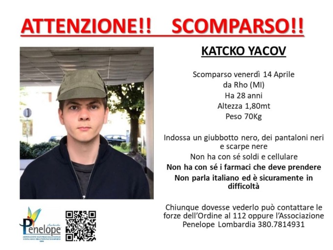 Ritrovato il giovane israeliano Yacov Katcko