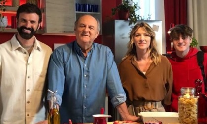 Alessio Ronca nello spot pubblicitario con Gerry Scotti