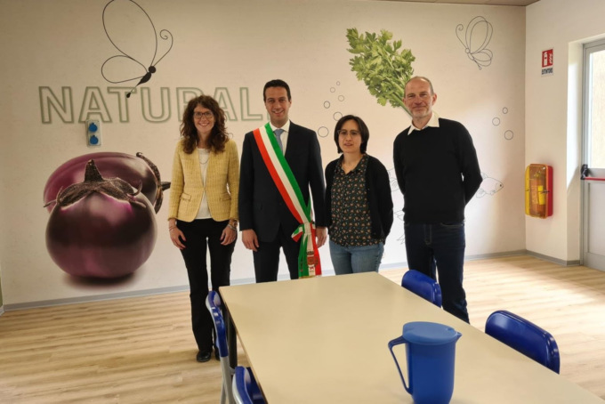 Inaugurato il nuovo refettorio della scuola secondaria