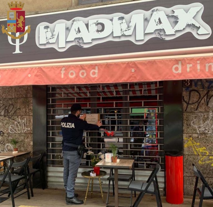 Spaccio all’interno di due bar: il Questore sospende la licenza per 15 giorni