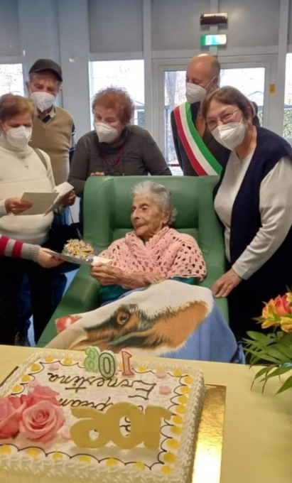 Addio a 106 anni alla veterana Ernestina Cattoni