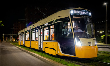 Al via i test notturni dei nuovi tram videosorvegliati, climatizzati e bidirezionali
