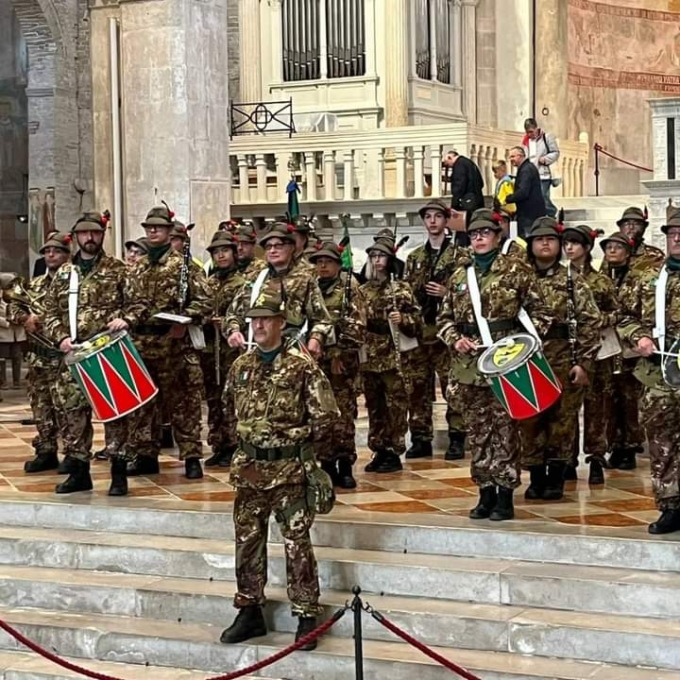 La fanfara alpini di Magenta all’adunata di Udine