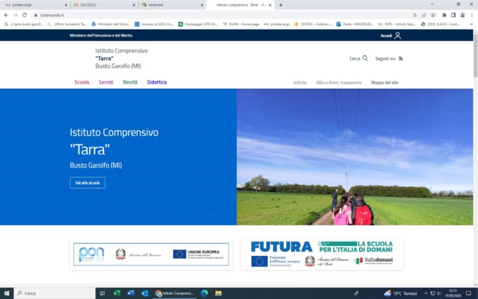 Istituto comprensivo Tarra, on line il nuovo sito web