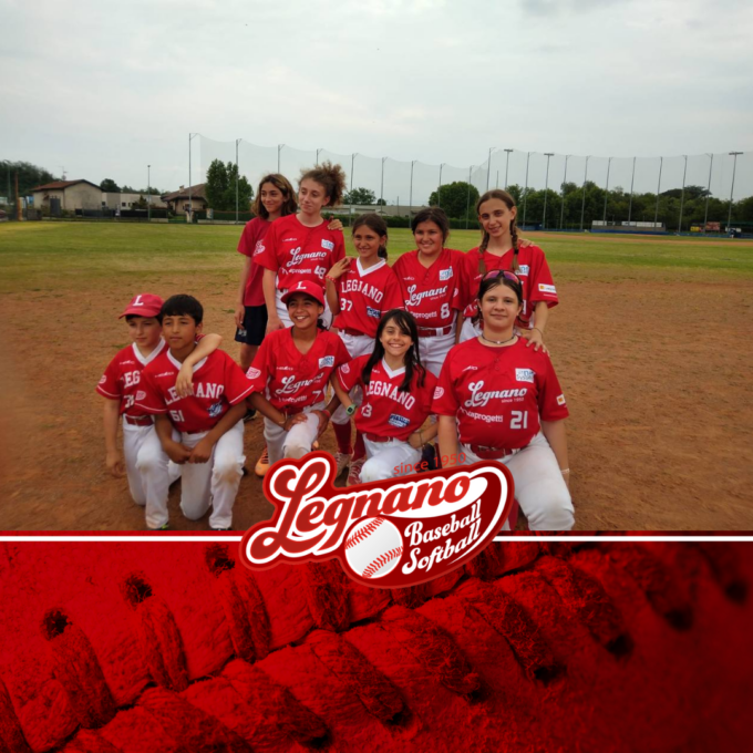 Legnano softball, concluso il campionato delle Under 13
