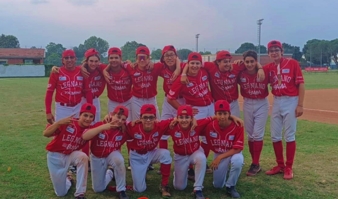 Larga vittoria per gli under 15 del Legnano Baseball