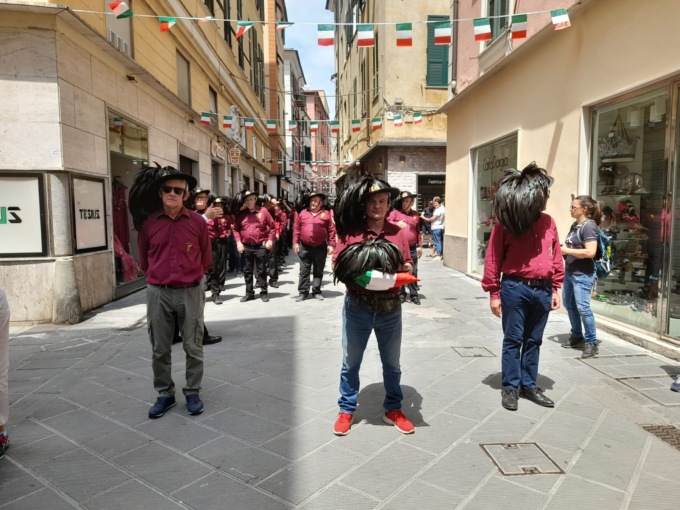I Bersaglieri di Magenta al raduno nazionale di La spezia