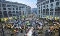 Cena conviviale, in 700 bollatesi hanno mangiato in piazza