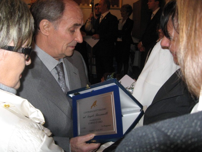 Si è spento Angelo Bressanelli, Corvo d’oro 2010