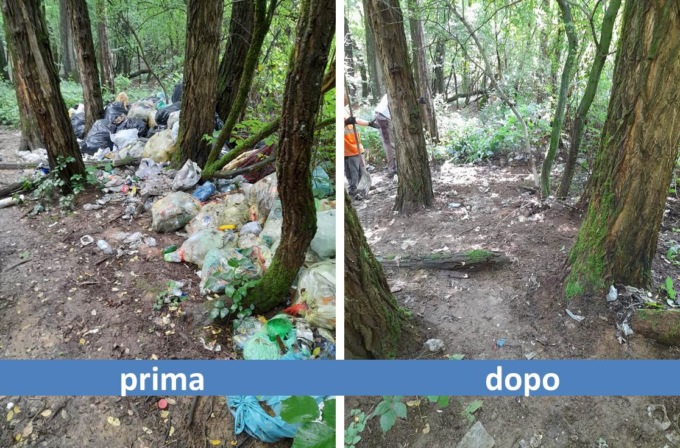 Sette quintali di rifiuti raccolti nelle Groane