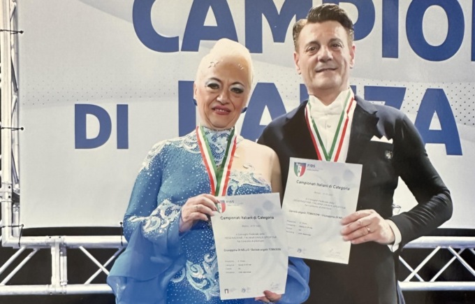Giusy e Daniele si laureano campioni italiani di ballo