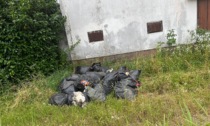 Marcallo: abbandonati 15 sacchi di lana di roccia