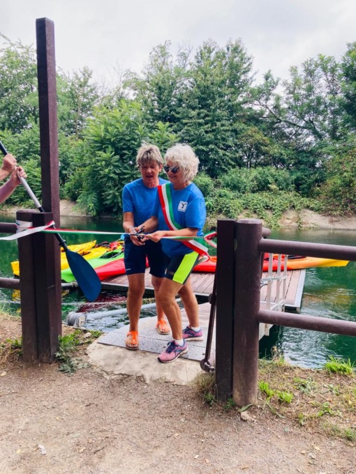 Inaugurato il pontile Kayak