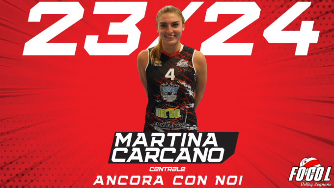 Martina Carcano è il nuovo centrale della Fo.Co.L.
