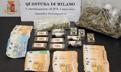 Hashish e marijuana nascosti nel mobile di casa: arrestato un 41enne