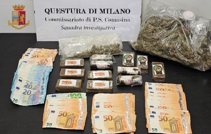 Hashish e marijuana nascosti nel mobile di casa: arrestato un 41enne