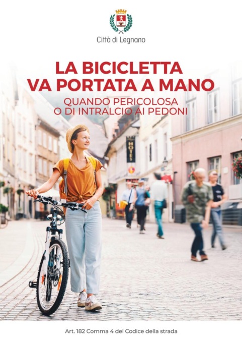 Bicicletta nella Ztl: se di intralcio per i pedoni va portata a mano