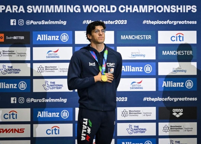 Barlaam eletto miglior atleta dei mondiali di nuoto paralimpico