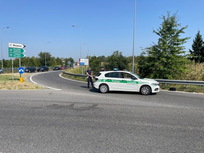 Incidente lungo la Superstrada verso Malpensa