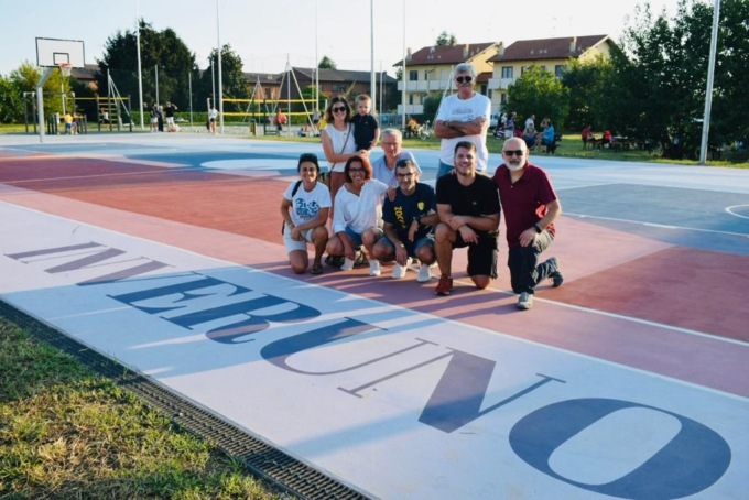 Inaugurato il Tree park con campi da basket, beach volley e calisthenics