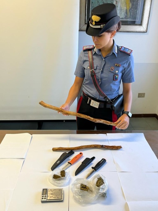 Prende a bastonate la madre e minaccia di morte i Carabinieri: arrestato 23enne