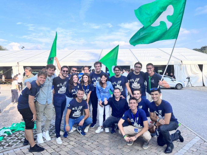 Anche la Lega giovani Ticino al raduno di Pontida