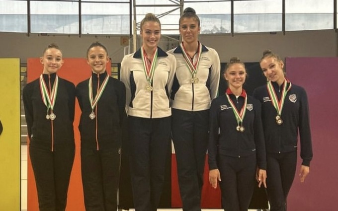 Tre ori, tre argenti e tre bronzi per la Ritmica Nervianese
