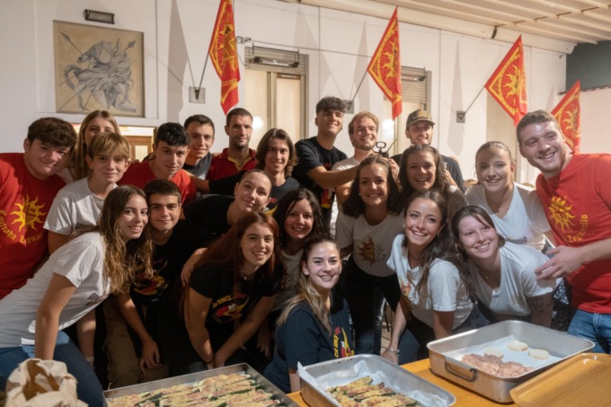 Palio, Legnarello apre l'anno con una cena partecipatissima