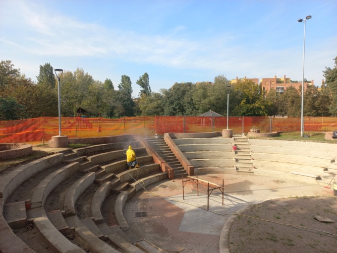Al via il cantiere per riqualificare l’anfiteatro del parco