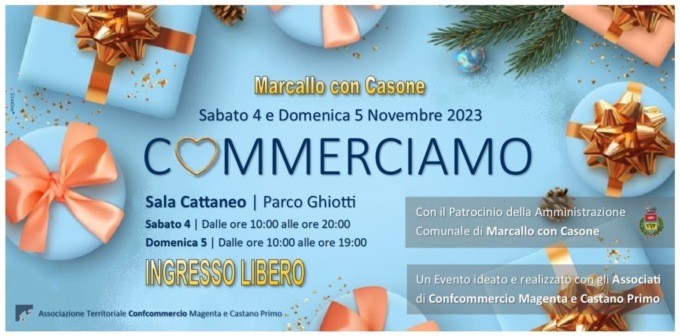 Il 4 e 5 novembre nei negozi di vicinato con “Commerciamo”