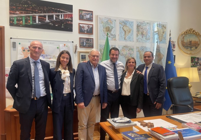 Sindaco e assessori di Bià a Roma dal Ministro