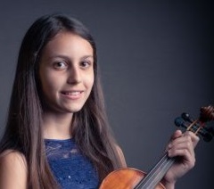 Greta Maietta è  una promessa del violino