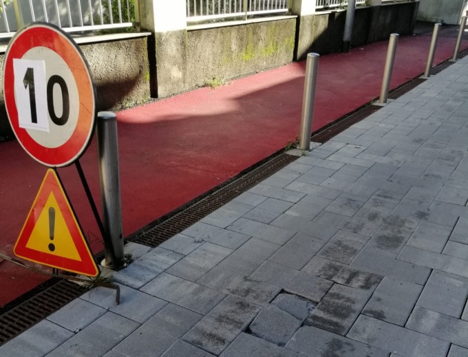 Maltempo: peggiorano le condizioni di via Pessina a Sedriano