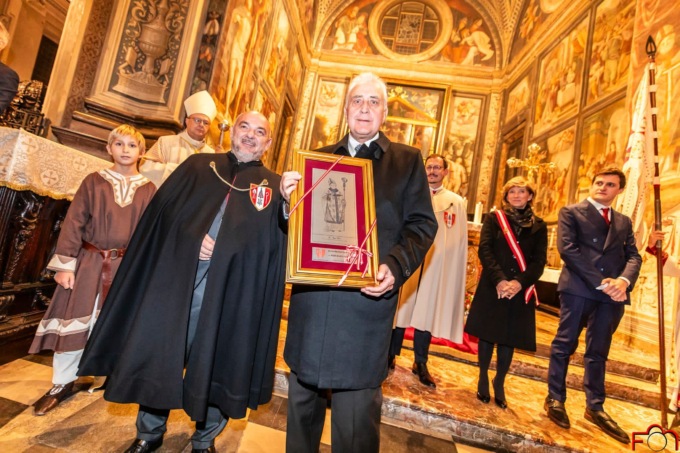 Il Premio San Magno al presidente della Fondazione Pane quotidiano