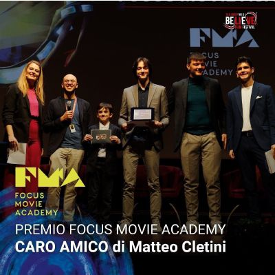 Premio Focus Movie Academy per il 21enne Matteo Cletini