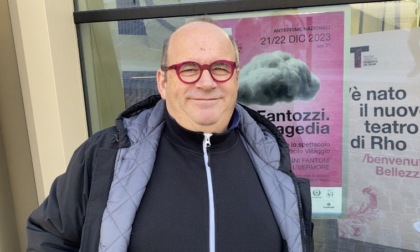 Il signor "Fantozzi" a passeggio nel centro di Rho