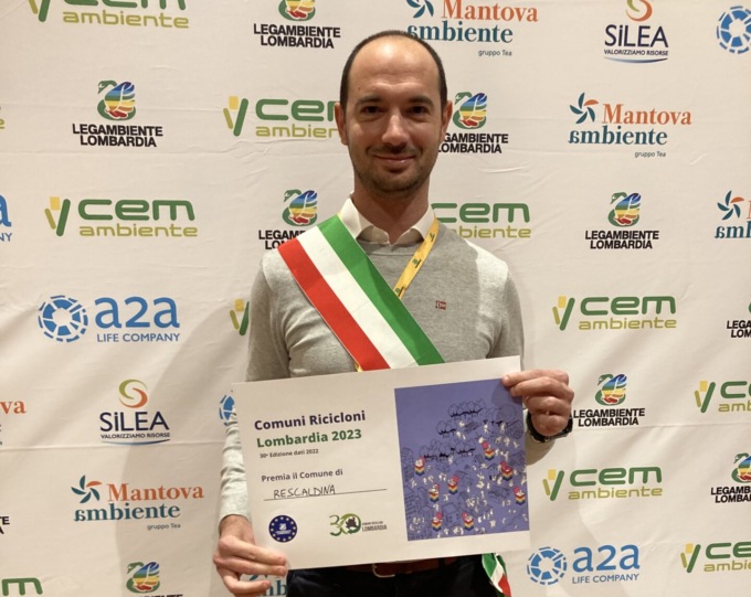 Rescaldina premiata come Comune riciclone per la Lombardia