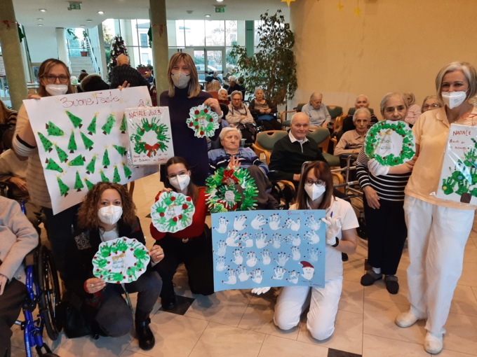 Auguri speciali per gli ospiti di Villa Arcadia