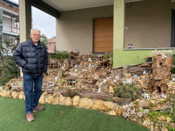 Il presepe di 12 metri quadri di Ezio Bassani