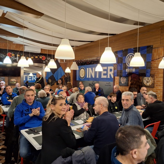 Ben 70 cuori neroazzurri alla festa di fine anno dell’Inter Club