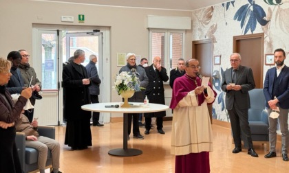 L'Arcivescovo Delpini in visita in Casa famiglia