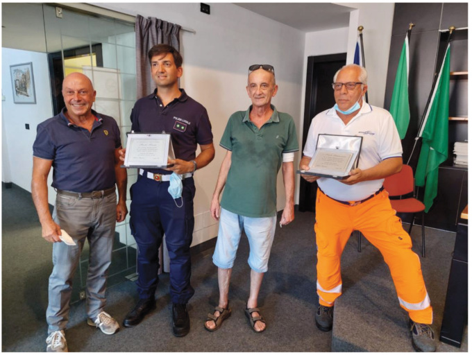 Salvò un uomo dall’arresto cardiaco: il comandante della Polizia Locale riceve l’onorificenza