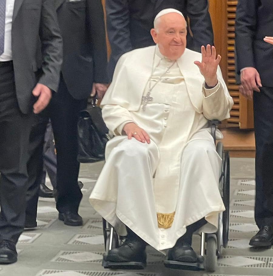 Magenta, la Protezione Civile incontra Papa Francesco