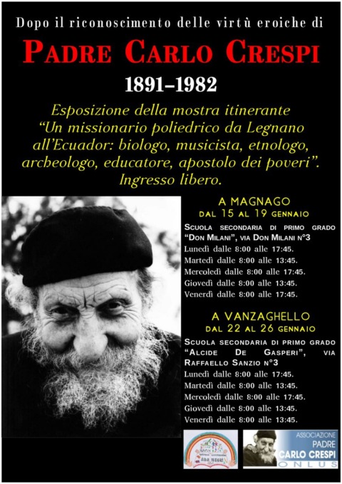 Una mostra itinerante dedicata a Padre Crespi