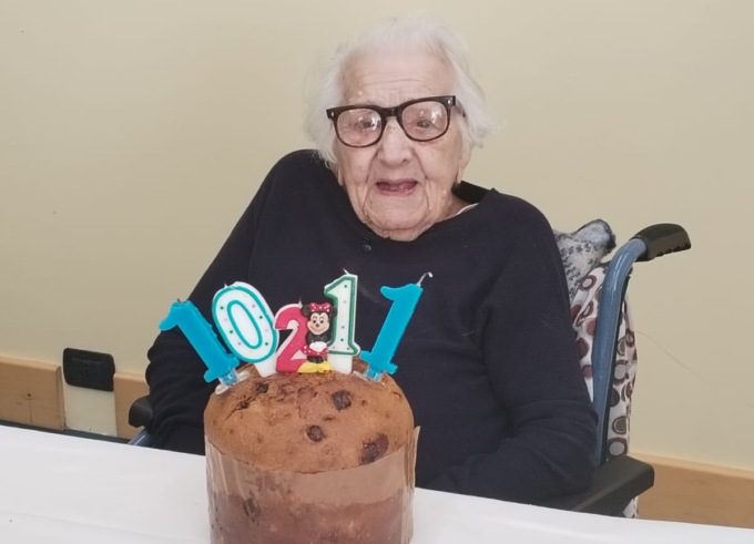 Ben 104 anni e non sentirli: è “Dudu”, la più longeva della San Martino