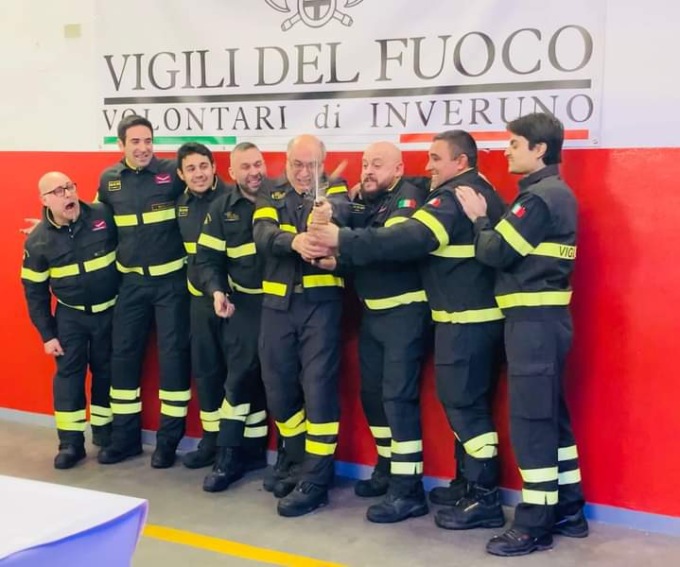 In pensione il capo distaccamento Paolo Riccardi: "Grazie dai tuoi 50 figli"