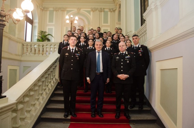 I nuovi Carabinieri arrivati in provincia di Milano incontrano il Prefetto