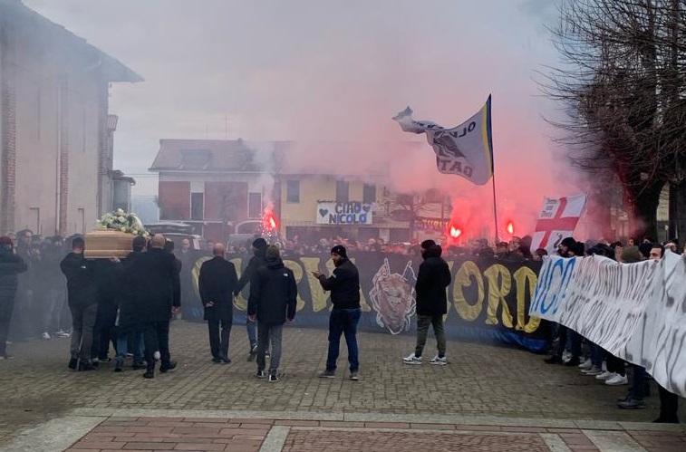 nosate nicolò saponaro funerali ultras iinter