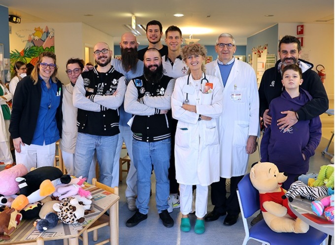 I Knights alla pediatria di Legnano